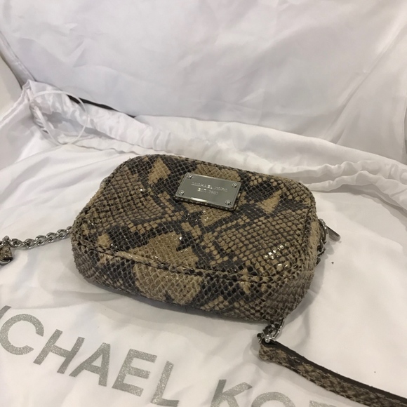 Michael Kors Python small crossbody bag - Picture 1 of 7